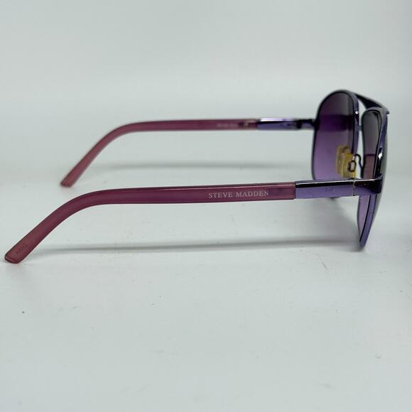 Steve Madden S5129 Purple Aviator Sunglasses Frames H19429 - Picture 4 of 7